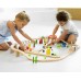 Игровой набор Viga Toys Деревянная железная дорога, 90 эл. (50998) title=