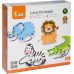 Деревянная шнуровка-сортер Viga Toys Животные Африки (51326) title=
