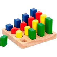 Сортер Viga Toys Дерев'яні фігурки, 16 ел. (51367)