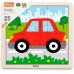 Дерев'яна рамка-вкладиш Viga Toys Машинка, 9 ел. (51444) title=