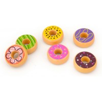 Игрушечная еда Viga Toys Пончики из дерева (51604)