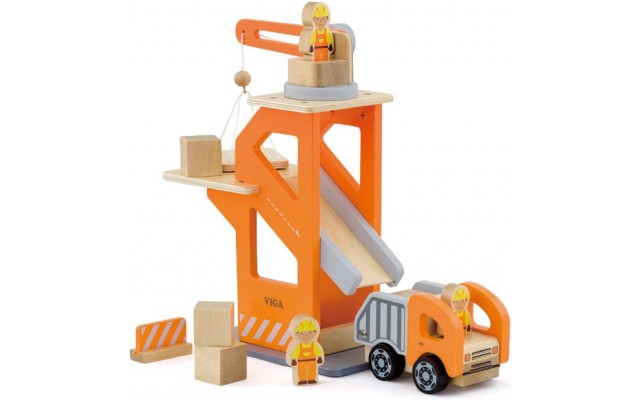 Дитячий ігровий набір Viga Toys Дерев'яний конструктор (51616)
