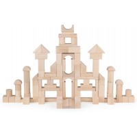 Класичні дерев'яні кубики Viga Toys 100 шт. (51623)