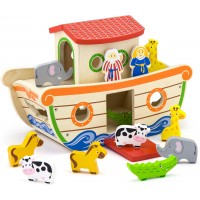 Деревянный набор-сортер Viga Toys Ковчег со зверушками (51625)