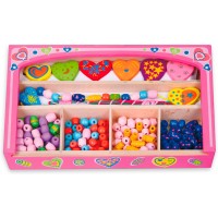 Набір для творчості Viga Toys Намисто з сердечок, 190 ел. (52729)