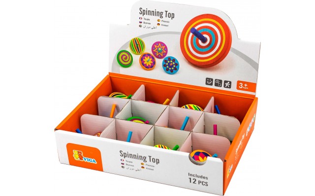 Деревянная игрушка Viga Toys Волчок (53906)