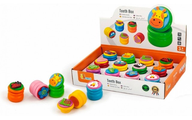 Игрушка Viga Toys Деревянная шкатулка зубной феи (53911)