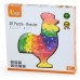 Дерев'яні пазли з літерами Viga Toys Збери півня, 26 ел. (55244) title=