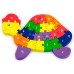Деревянные пазлы с буквами и числами Viga Toys Собери черепаху (55250) title=