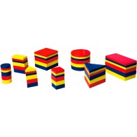 Навчальний набір Viga Toys Логічні блоки Дьєнеша, 48 ел. (56164U)