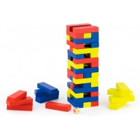 Настольная игра из дерева Viga Toys Цветная дженга (56215)