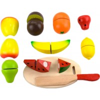 Игрушечная еда Viga Toys Нарезанные фрукты из дерева (56290)