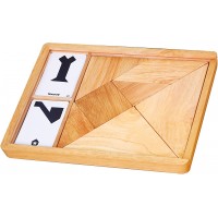 Дерев'яна головоломка Viga Toys Танграм, 7 ел. (56301)