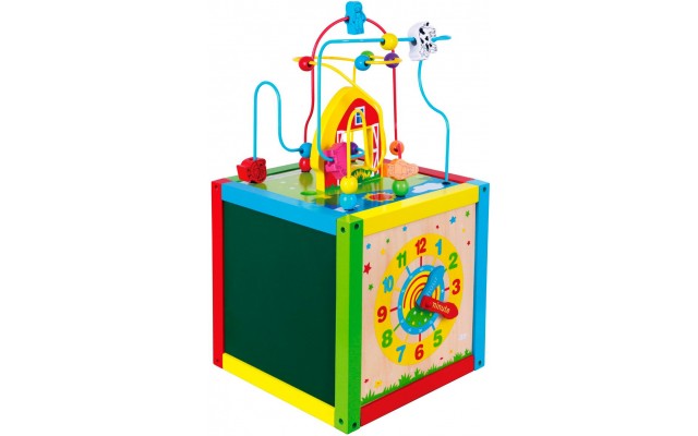 Игровой центр Viga Toys Бизикуб деревянный 5 в 1 (58506)