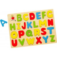 Обучающий деревянный пазл Viga Toys Английский алфавит, заглавные буквы (58543)