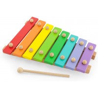 Музыкальная игрушка Viga Toys Деревянный ксилофон, 8 тонов (58771)