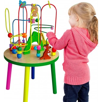 Дитячий розвивальний столик Viga Toys Пальчиковий лабіринт (58971)