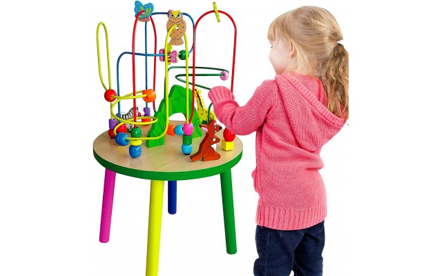 Детский развивающий столик Viga Toys Пальчиковый лабиринт (58971)