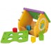 Деревянный сортер Viga Toys Веселый домик с часами (59485) title=