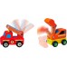 Набір дерев'яних машинок Viga Toys Спецтранспорт, 6 шт (59621) title=