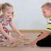 Детская игра Viga Toys Деревянное домино: зверята (59622) title=