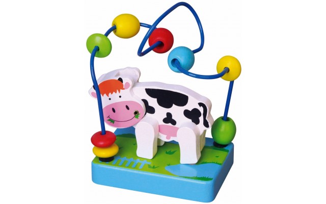 Игрушка пальчиковый лабиринт Viga Toys Коровка (59661)