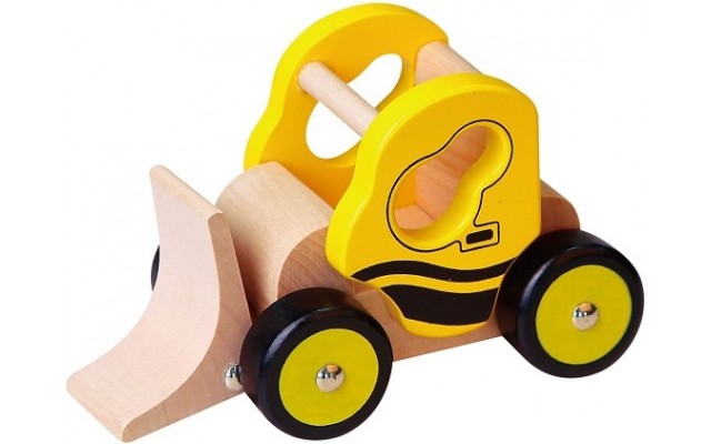 Дерев'яна іграшкова машинка Viga Toys Бульдозер (59672VG)
