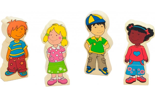 Набор магнитных фигурок Viga Toys Дети (59699VG)