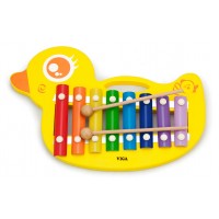 Музыкальная игрушка Viga Toys Ксилофон-утенок, 8 тонов (59769)