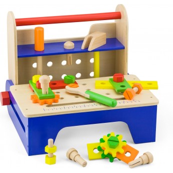 Дерев'яний ігровий набір Viga Toys Скринька з інструментами (59869)