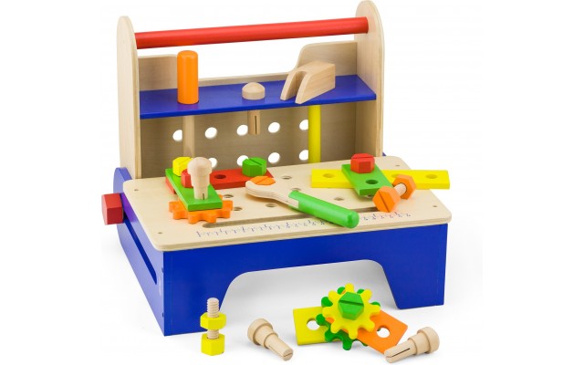 Деревянный игровой набор Viga Toys Ящик с инструментами (59869)
