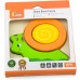 Деревянный мини-пазл Viga Toys Улитка (59931) title=