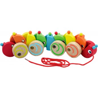 Дерев'яна іграшка Viga Toys Каталка гусеничка (59950)