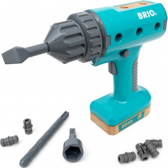 Игрушка шуруповерт BRIO Builder на батарейках (34600)