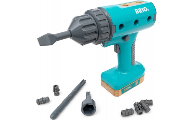 Игрушка шуруповерт BRIO Builder на батарейках (34600)