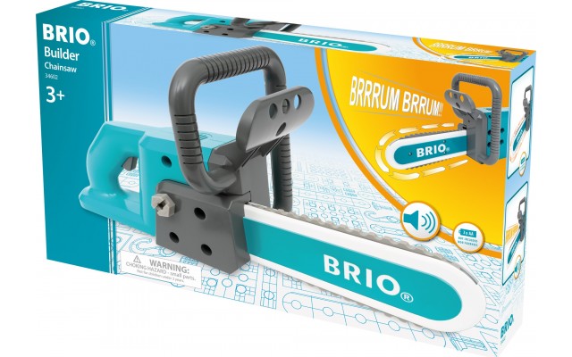 Игрушка бензопила BRIO Builder на батарейках (34602)
