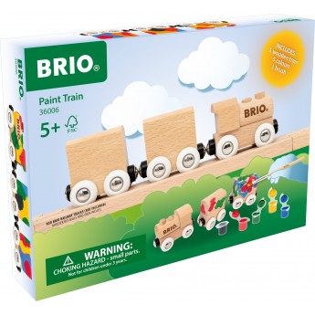 Игровой набор BRIO Раскрась поезд сам (36006)