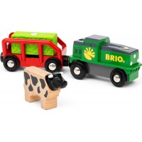 Іграшка потяг BRIO Ферма на батарейках (36018)