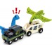 Игрушка поезд BRIO на батарейках с динозаврами (36096) title=