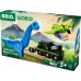 Игрушка поезд BRIO на батарейках с динозаврами (36096) title=