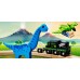Игрушка поезд BRIO на батарейках с динозаврами (36096) title=