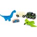 Игрушка поезд BRIO на батарейках с динозаврами (36096) title=