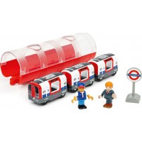 Іграшка поїзд BRIO Лондонське метро з тунелем (36085)