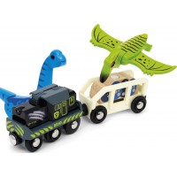 Игрушка поезд BRIO на батарейках с динозаврами (36096)