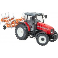 Игрушка модель Britains Трактор Massey Ferguson 6290 с культиватором 1:32 (43335)