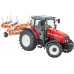 Игрушка модель Britains Трактор Massey Ferguson 6290 с культиватором 1:32 (43335) title=