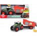 Игрушка трактор Dickie Toys Фендт с прицепом, светом и звуком 26 см (3734001) title=