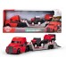 Игрушка тягач с трактором Massey Ferguson Dickie Toys Перевозчик фермерской техники 32 см (3735004) title=