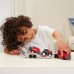Игрушка тягач с трактором Massey Ferguson Dickie Toys Перевозчик фермерской техники 32 см (3735004) title=