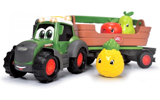 Игрушка Dickie Toys Фермерский трактор ABC Фредди с фруктами, светом и звуком (4115006)